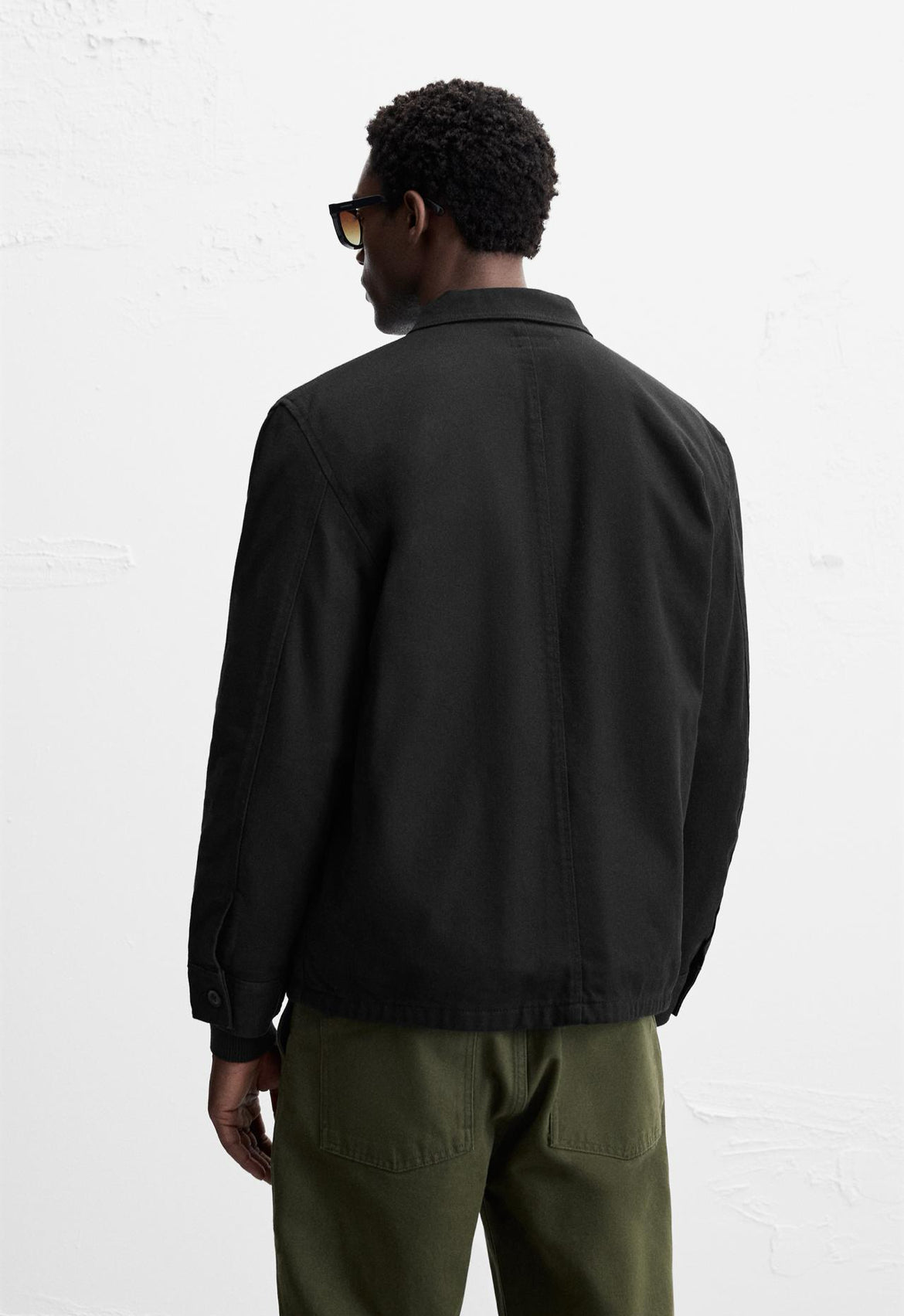 TEXTURED OVERSHIRT