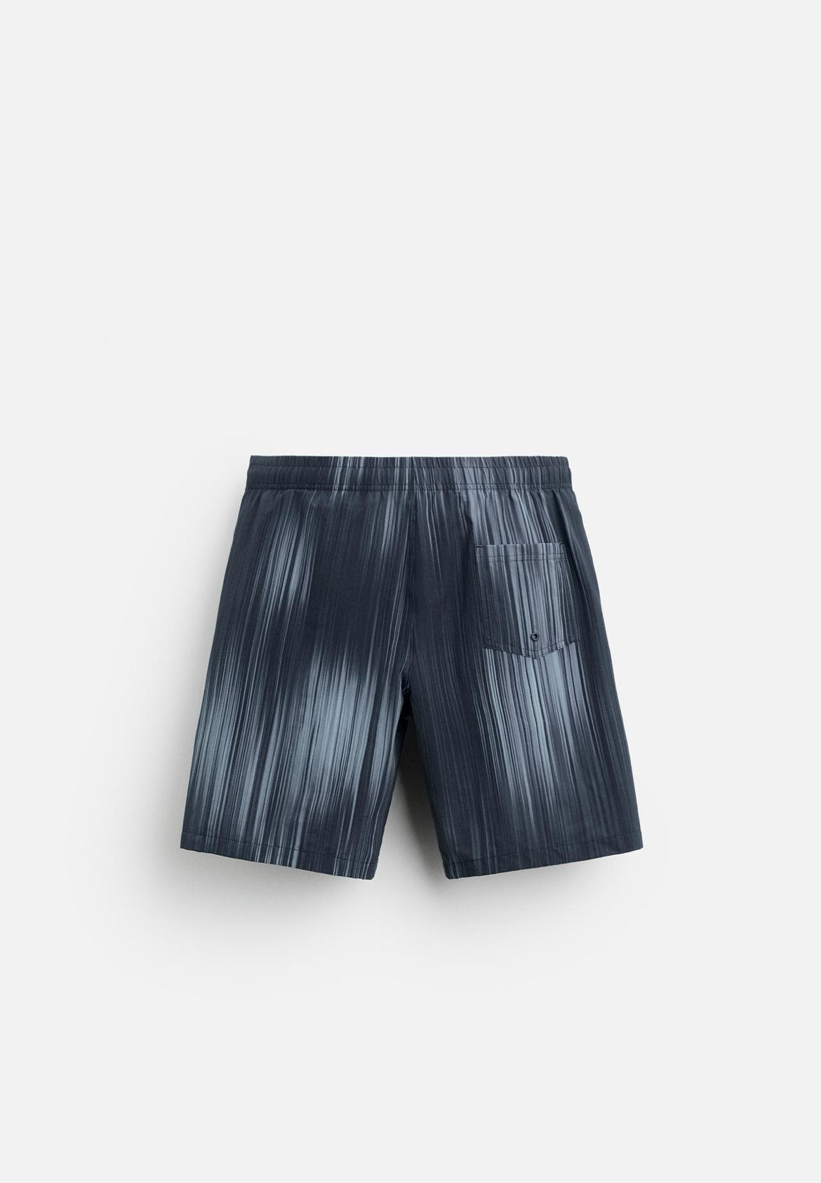 STRIPE PRINT SWIMMING TRUNKS