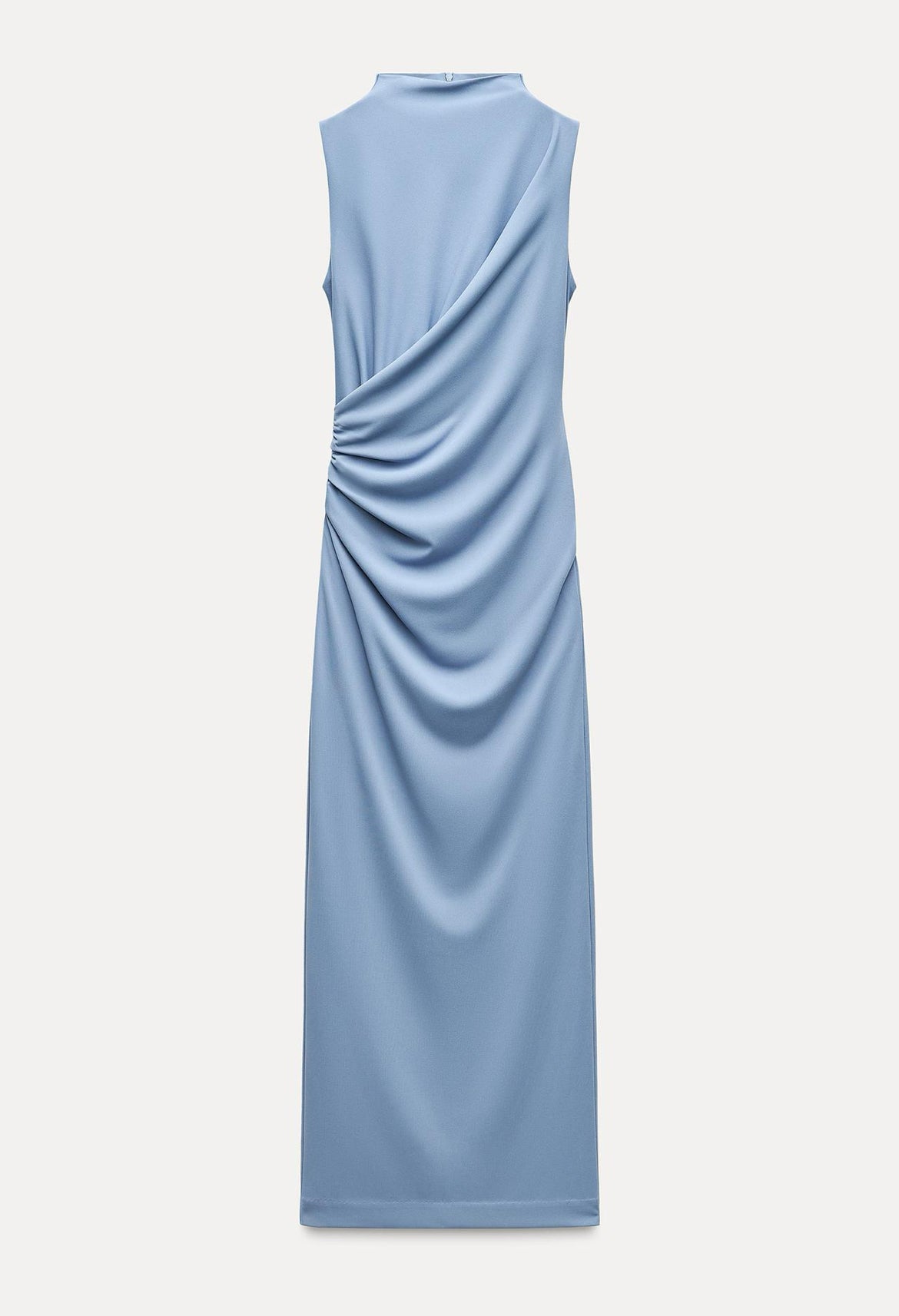 DRAPED MIDI DRESS