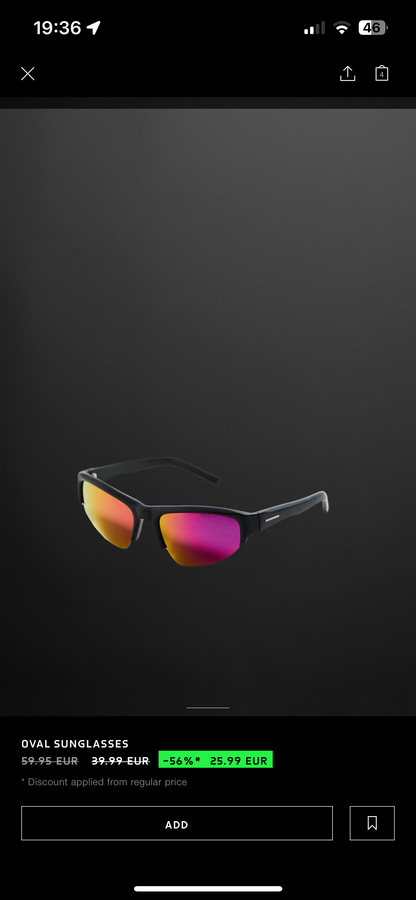 OVAL SUNGLASSES