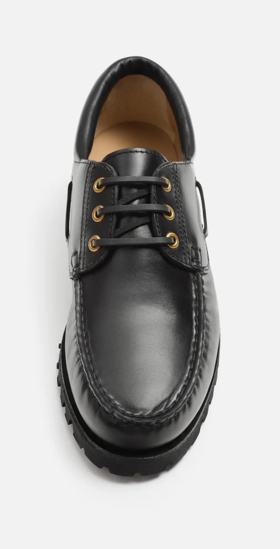 LEATHER DECK SHOES