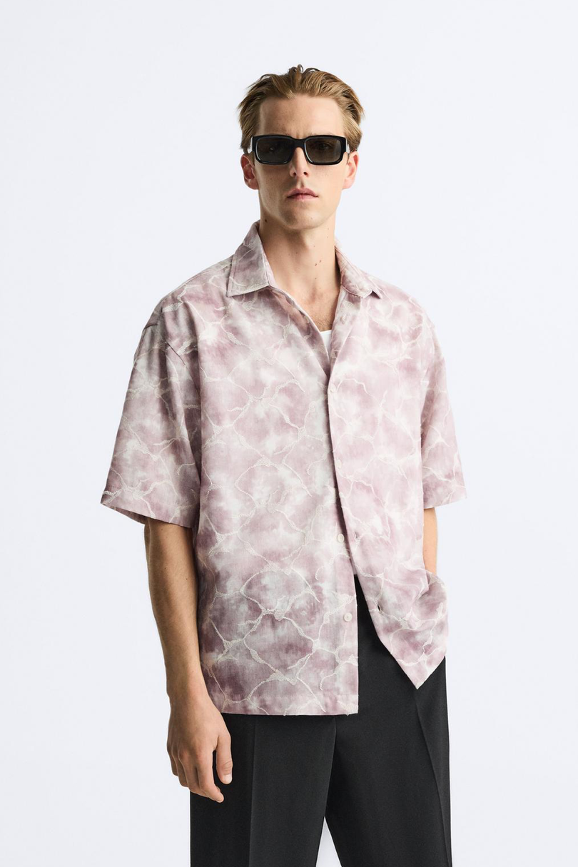 TIE-DYE JACQUARD SHIRT