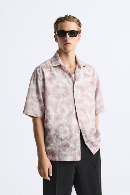 TIE-DYE JACQUARD SHIRT