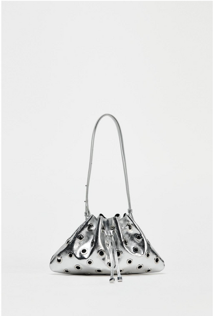 MINI EYELET BUCKET BAG