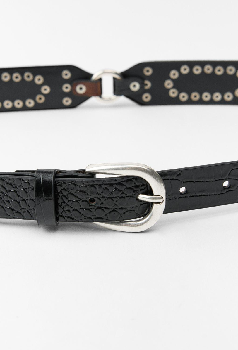 MULTICOLOURED STUDDED BELT