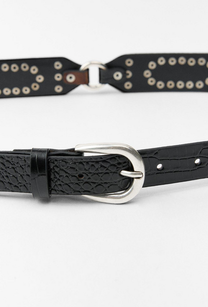 MULTICOLOURED STUDDED BELT