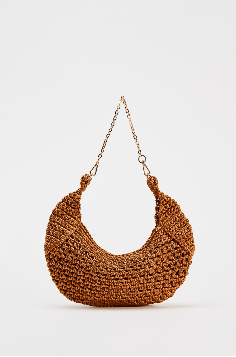 BRAIDED SHOULDER BAG