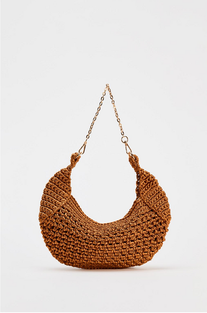 BRAIDED SHOULDER BAG