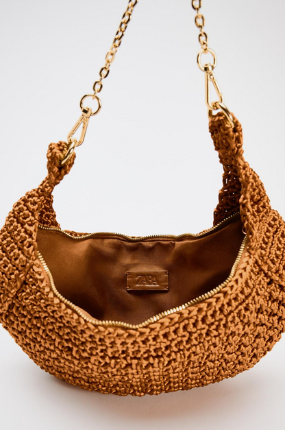 BRAIDED SHOULDER BAG