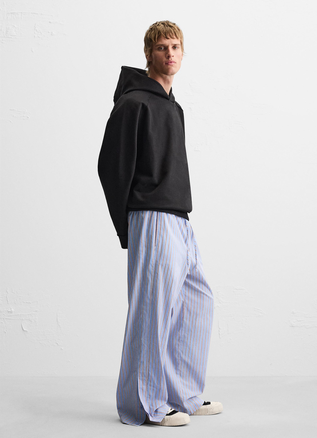 STRIPED POPLIN