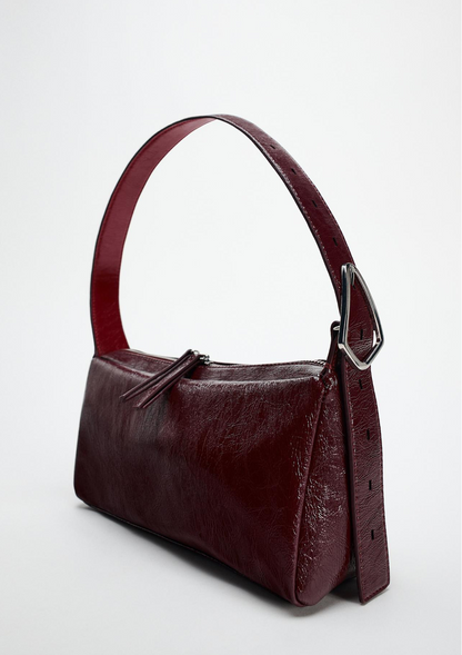 BUCKLE SHOULDER BAG