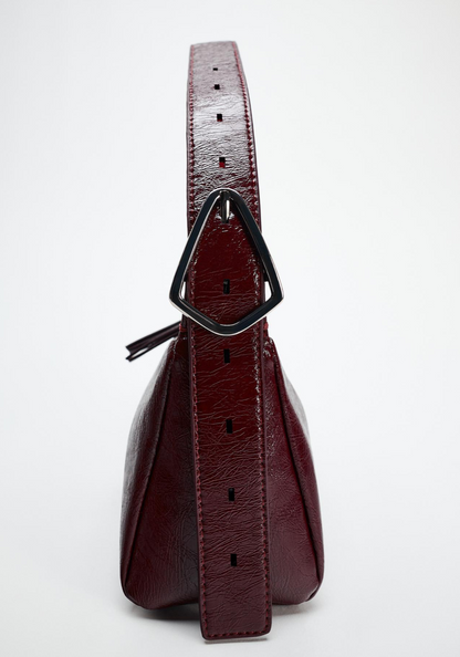 BUCKLE SHOULDER BAG