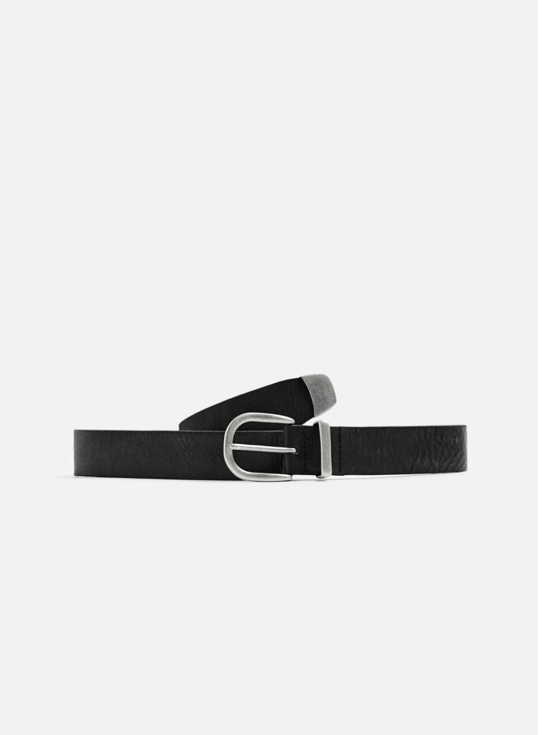 WASHED LEATHER BELT