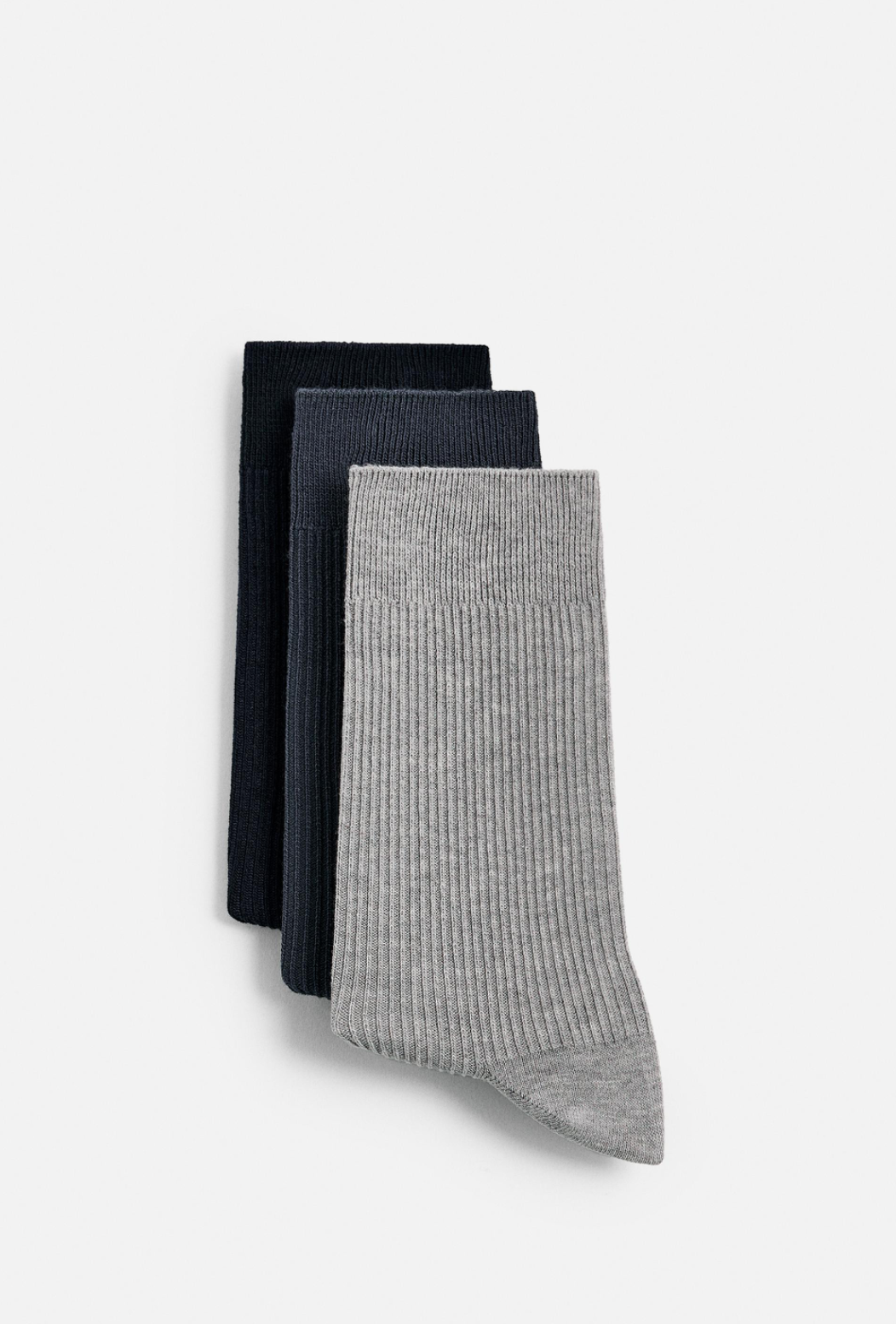 PACK OF 3 RIBBED SOCKS