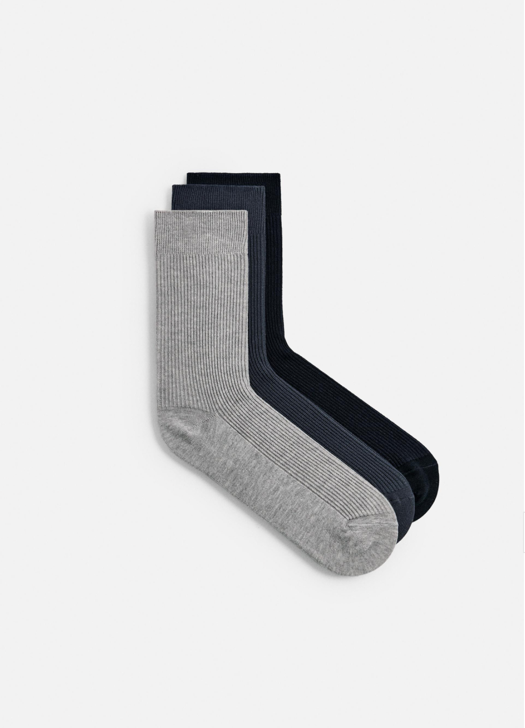 PACK OF 3 RIBBED SOCKS