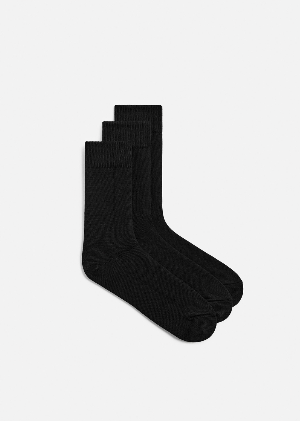 3-PACK OF PLAIN SOCKS