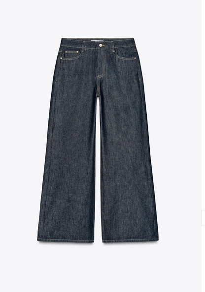 WIDE LEG HIGH-RISE JEANS