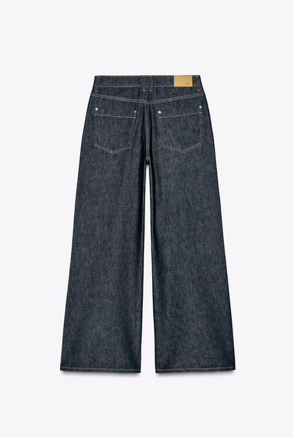 WIDE LEG HIGH-RISE JEANS