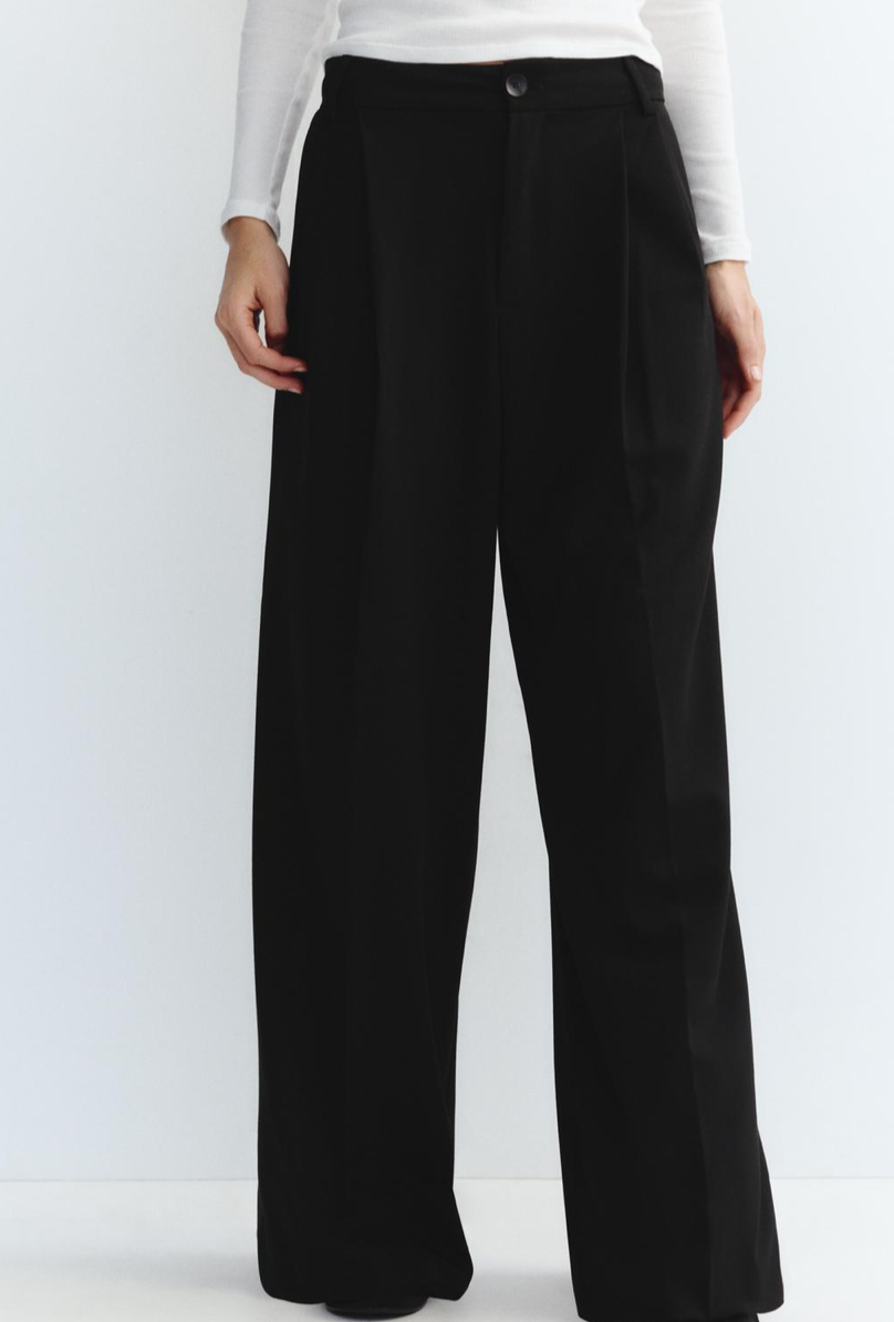 DOUBLE PLEAT TROUSERS