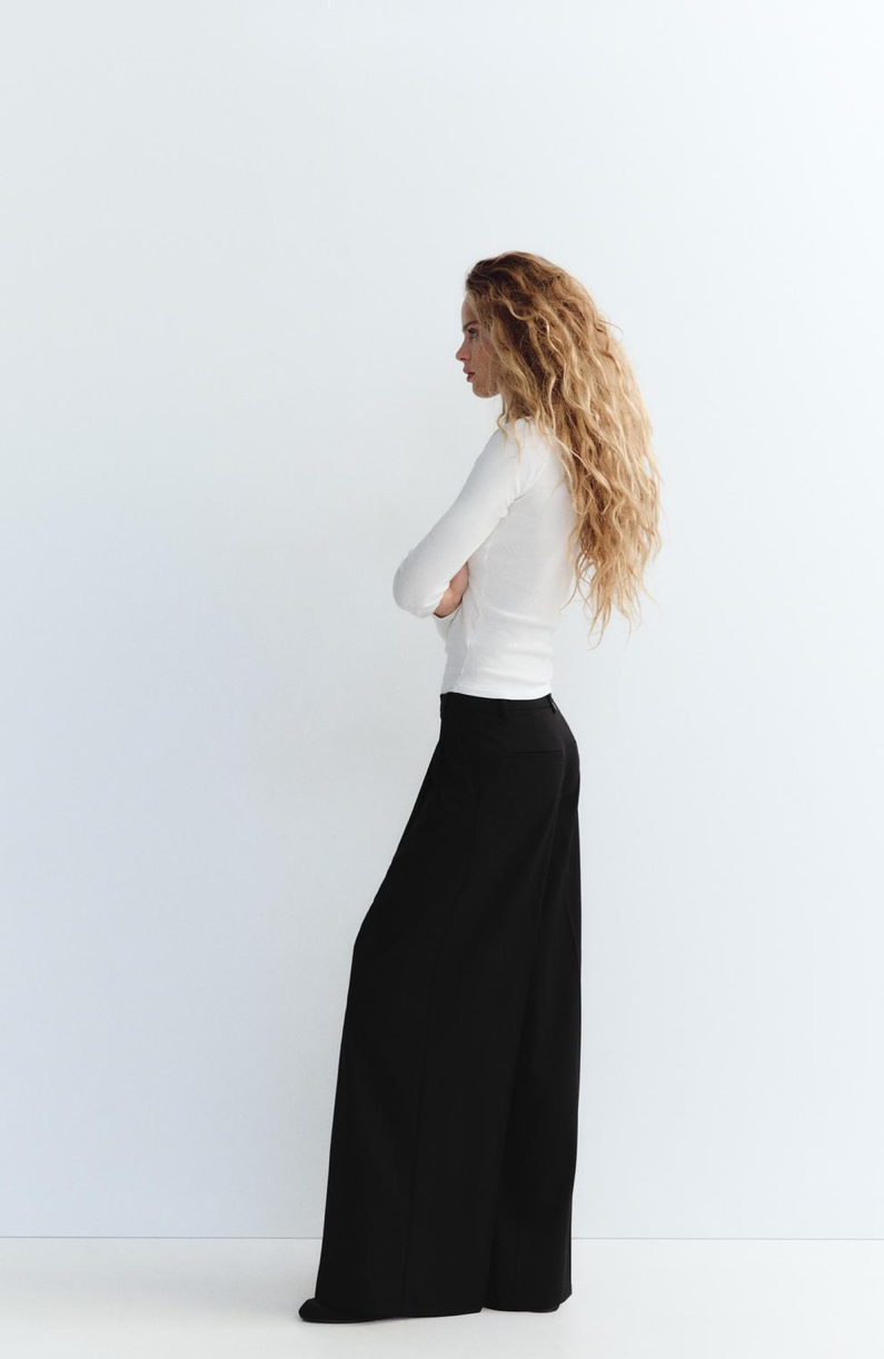 DOUBLE PLEAT TROUSERS