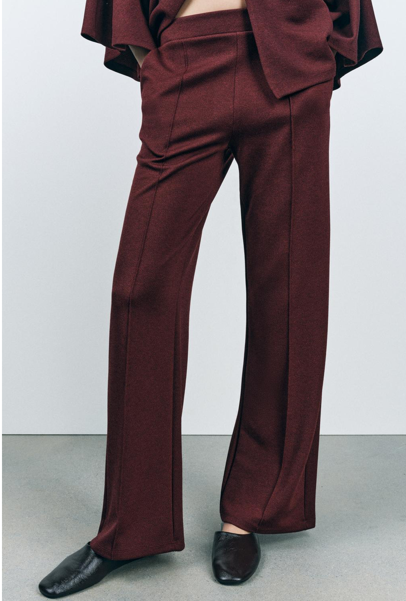 WIDE RIBBED TROUSERS