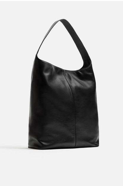 LEATHER SHOPPER BAG