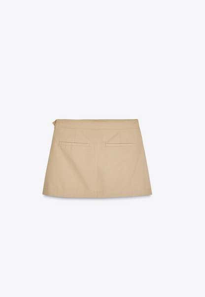 SKORT WITH BUTTONS