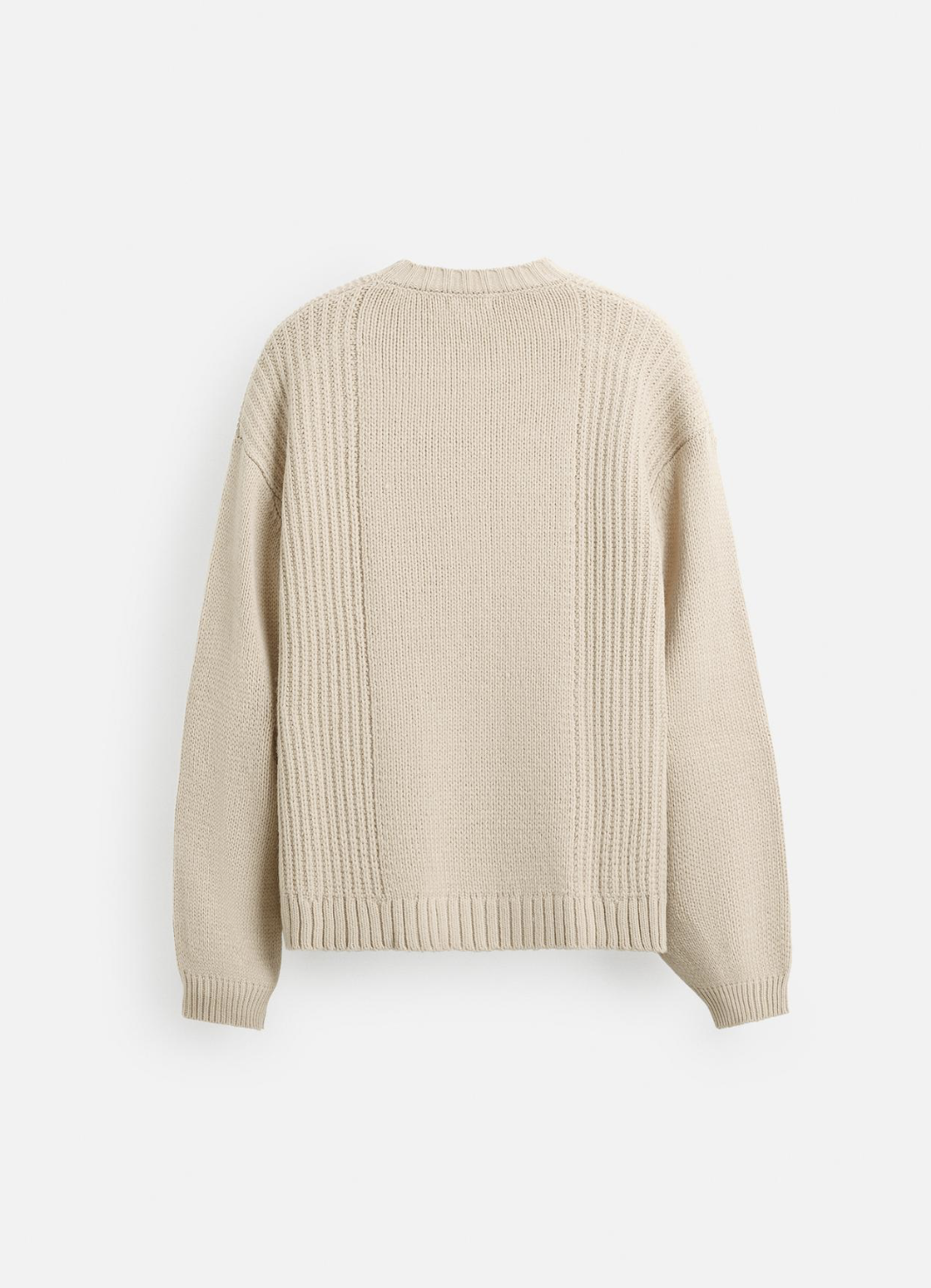 COMBINED TEXTURE SWEATER